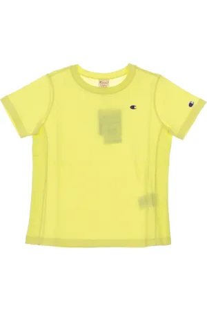 Champion Top, Dame, Gul, M, Lys Gul Crewneck Tee til Kvinder