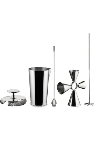 Alessi Home, unisex, Grå, ONE SIZE, Stål Mixing Kit med Tending Box