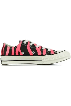 Converse Sko, Herre, Flerfarvet, 43 EU, Sorte Lave Sneakers Racer Pink