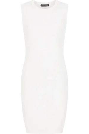 Armani Exchange Kjole, Dame, Hvid, L, Polyester, Hvid Kjole Dametøj Elegant