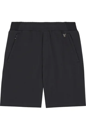 Lyle & Scott Shorts, Herre, Sort, M, Bomuld, Mid Bottoms Diagonal Interlock Shorts