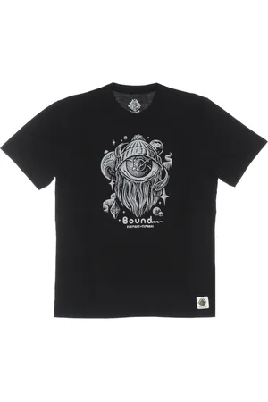 Element Top, Herre, Sort, XL, Bomuld, Sort Herre Tee med Timber Logo