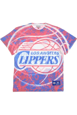 Mitchell & Ness Top, Herre, Flerfarvet, S, Bomuld, NBA Jumbotron Tee Hardwood Classics Scarlet
