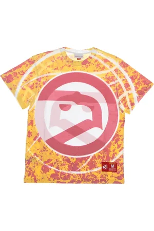 Mitchell & Ness Top, Herre, Flerfarvet, S, Bomuld, NBA Jumbotron Tee Hardwood Classics