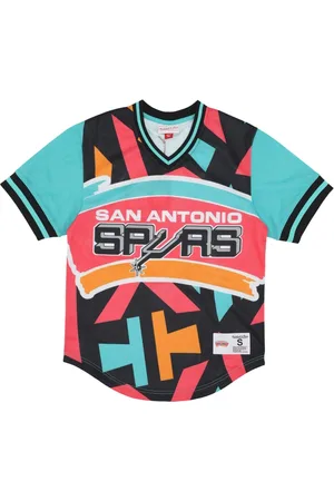 Mitchell & Ness Sport, Herre, Flerfarvet, XL, Polyester, NBA Jumbotron 3.0 V-Neck Jakke