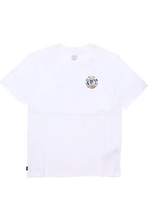 Element Top, Herre, Hvid, M, Bomuld, Ikon Tee Optisk Hvid Herre T-shirt