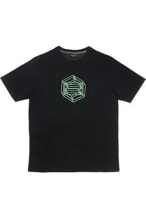 DOLLY NOIRE Top, Herre, Sort, XL, Sort Wireframe Logo T-Shirt
