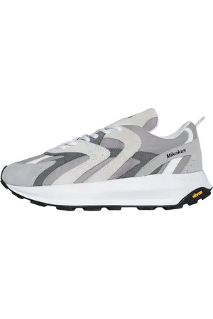 Mikakus Sko, unisex, Grå, 37 EU, Læder, Retro Cement Sneakers