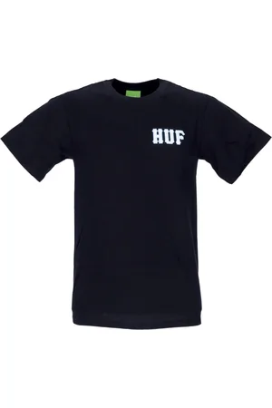 Huf Top, Herre, Blå, XL, Bomuld, Sort Ice Dice Tee Kortærmet