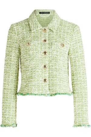Betty Barclay Jakke, Dame, Grøn, 3XL, Uld, Multifarvet Blazer Jakke alsidig elegant stil