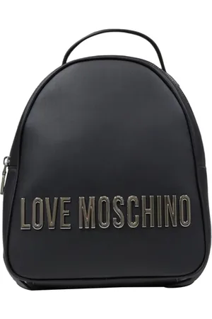 Moschino Taske, Dame, Sort, ONE SIZE, Uld, Sort Kvinders Rygsæk Stilfuld og alsidig