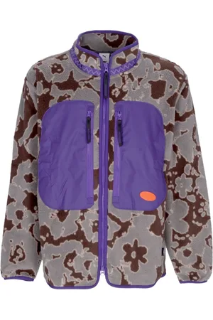 PUMA Sport, Herre, Flerfarvet, M, Uld, Sherpa Fleece Jakke med Pam Design