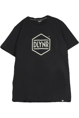 DOLLY NOIRE Top, Herre, Sort, XL, Glow In the Dark Hexagon T-Shirt