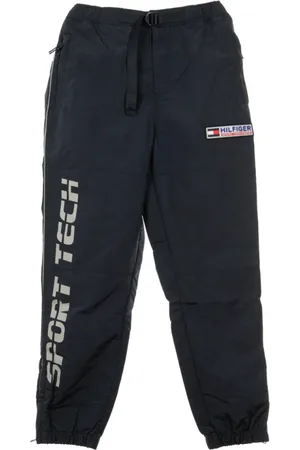 Tommy Hilfiger Bukser, Herre, Blå, XS, Nylon, Sporty Nylon Navy Blazer Bukser