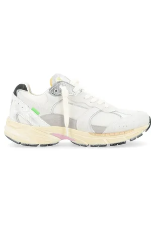 Crime london Sko, Dame, Hvid, 38 EU, Læder, London Fugitive Sneaker i hvidt ruskind