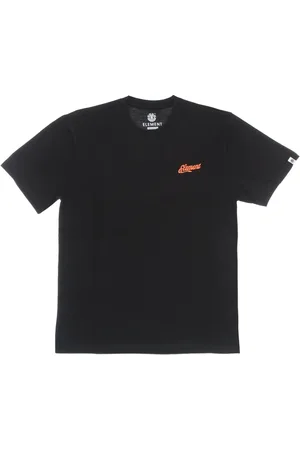 Element Top, Herre, Sort, S, Bomuld, Sort Herre T-shirt