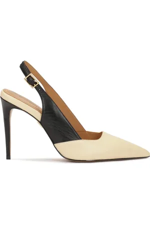 Kazar Sko, Dame, Flerfarvet, 37 1/2 EU, Uld, To-farvet stiletto pumps med åben hæl