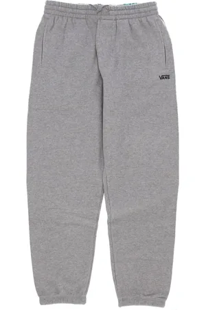 Vans Bukser, Herre, Grå, XL, Bomuld, Behagelige Fleece Sweatpants med Lommer