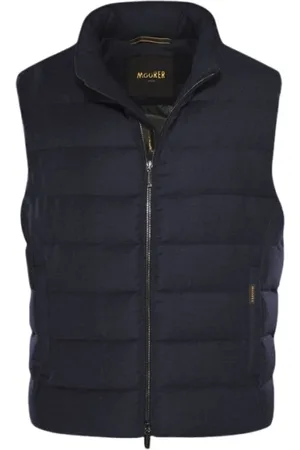 MOORER Jakke, Herre, Blå, 2XL, Uld, Oliver-L