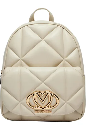 Moschino Taske, Dame, , ONE SIZE, Uld, Ivory Mode Rygsæk Stilfuldt Tilbehør