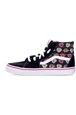 Vans Sko, Dame, Sort, 38 1/2 EU, Sort/Rosa Sk8-hi Sneaker Kærlighed