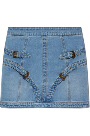 VERSACE Nederdel, Dame, Blå, W25, Denim, Denim nederdel
