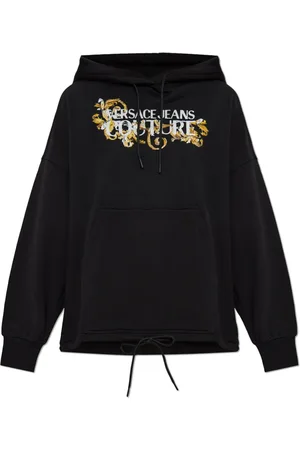 VERSACE Sweathshirts & Hoodies, Dame, Sort, S, Bomuld, Hættetrøje