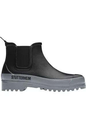 Stutterheim Sko, unisex, Sort, 36 EU, Vinter Chelsea Regnstøvler