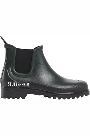 Stutterheim Sko, unisex, Grøn, 36 EU, Klassiske Chelsea regnstøvler