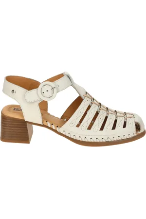 Pikolinos Sko, Dame, , 36 EU, Læder, Off White Kvinders Sandalkollektion