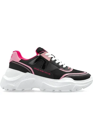 VERSACE Sko, Dame, Sort, 39 EU, Sneakers med logo