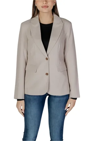 ONLY Jakke, Dame, , XL, Polyester, Knappet Blazer Langærmet