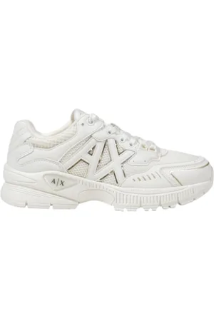 Armani Exchange Sko, Dame, Hvid, 39 EU, Uld, Stilfulde damesneakers til hverdagsbrug