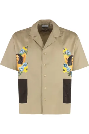 Rhude Skjorte, Herre, , XS, Bomuld, Bomuldsskjorte med sideslidser