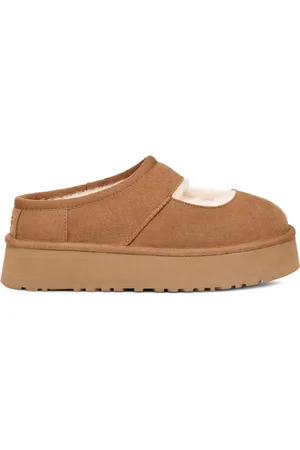 UGG Sko, Dame, Brun, 40 EU, Brun Mary Jane Cut-Out Kile Sandaler