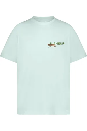 FLÂNEUR Top, Herre, Grøn, M, Kærlighed Lanterns T-Shirt