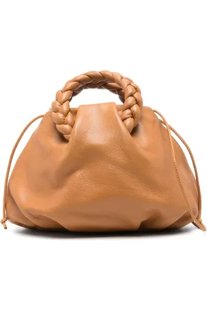 Hereu Taske, Dame, Brun, ONE SIZE, Uld, Flettet Kamelbrun Skuldertaske