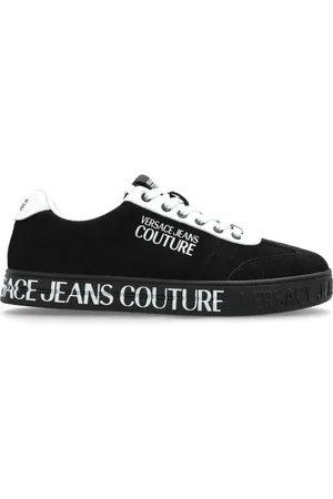 VERSACE Sko, Herre, Sort, 45 EU, Suede, Suede sneakers