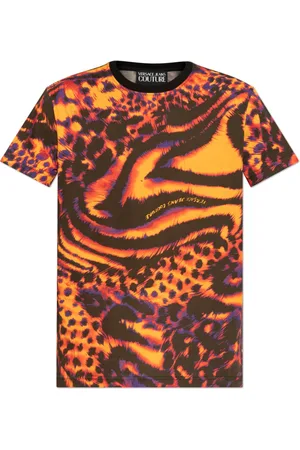VERSACE Top, Herre, , S, Bomuld, T-shirt med print