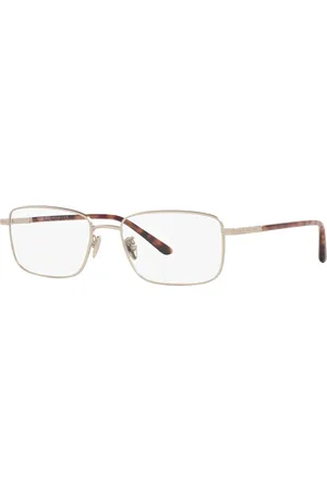 Giorgio Armani Tilbehør, unisex, Gul, 57 MM, Matte Pale Gold Briller Rammer AR 5133