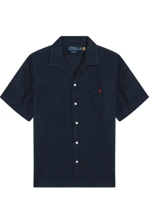 Ralph Lauren Skjorte, Herre, Blå, XL, Bomuld, Langærmet Skjorte