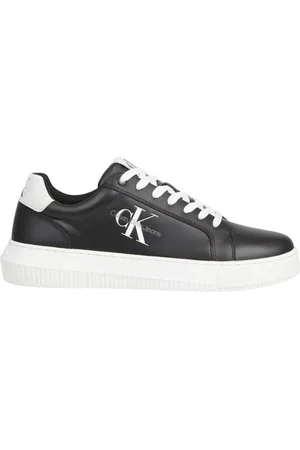 Calvin Klein Sko, Herre, Sort, 46 EU, Uld, Sort Chunky Mono Sport Sneakers