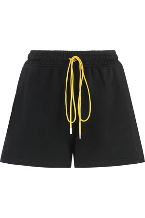 Rhude Shorts, Dame, Sort, M, Bomuld, Bomuldsshorts med to baglommer