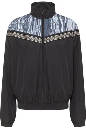 Carlo Colucci Jakke, Herre, Sort, L, Sporty Tracksuit Set med Vaffeltekstur