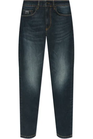 VERSACE Jeans, Herre, Blå, W33, Bomuld, Tapered leg jeans