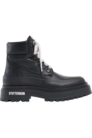 Stutterheim Sko, unisex, Sort, 37 EU, Læder, Italiensk Læder Ankelstøvler