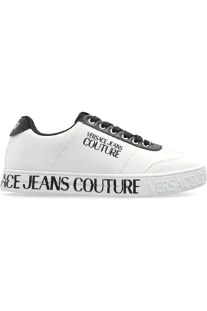 VERSACE Sko, Dame, Hvid, 36 EU, Uld, Sneakers med logo