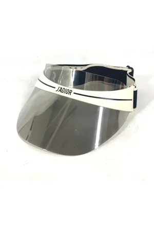 Dior Pre-owned, Dame, Hvid, ONE SIZE, Tyl, Pre-owned Plast hatte