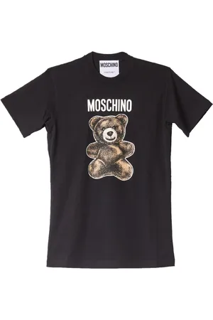 Moschino Top, Dame, Sort, XL, Bomuld, Adrian Bear T-shirt
