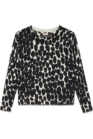 Oltre Strik, Dame, Sort, XL, Fantasi pullover i viskoseblanding